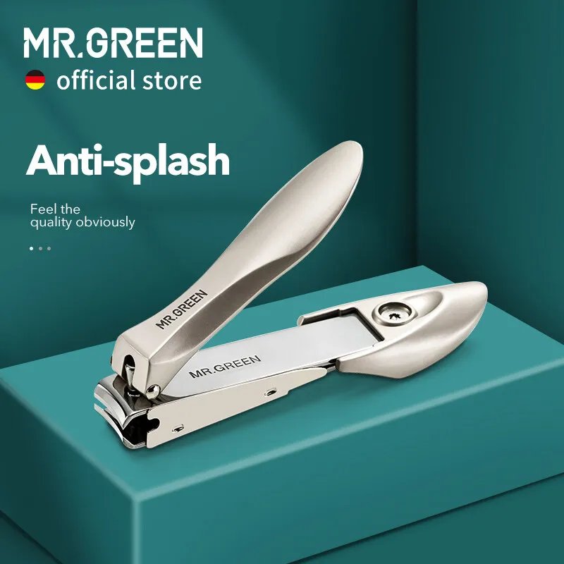 MR.GREEN Anti Splash Nail Clippers Stainless Steel Fingernail