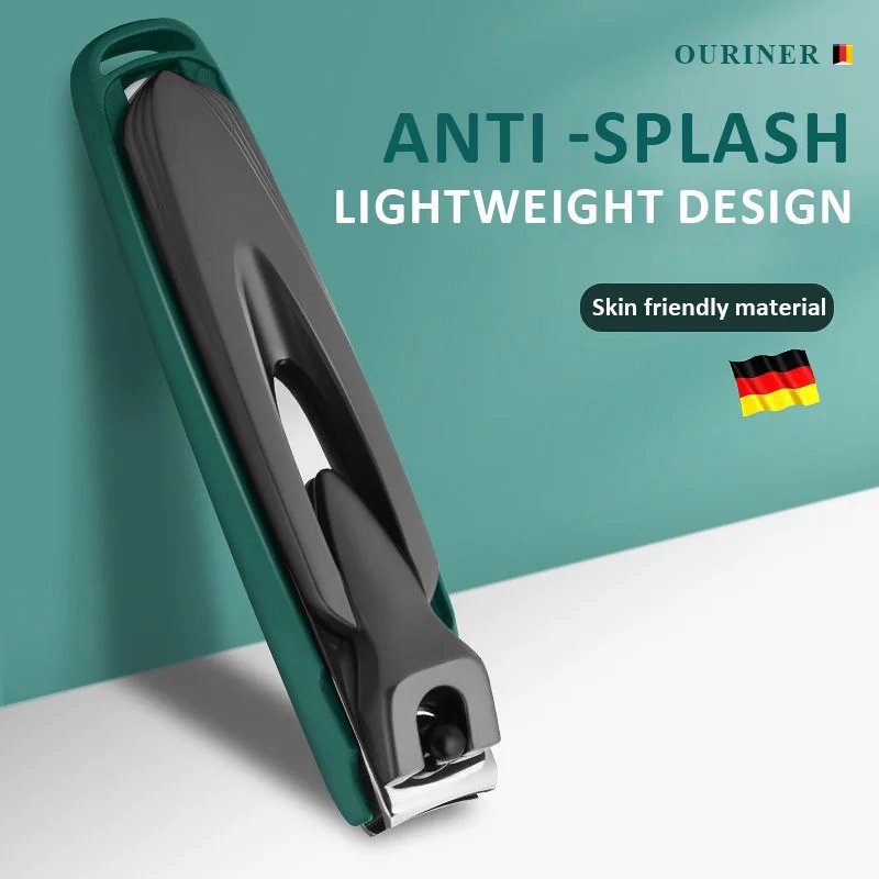 Colorful Nail Clippers Anti Splash Nail Cutter Detachable