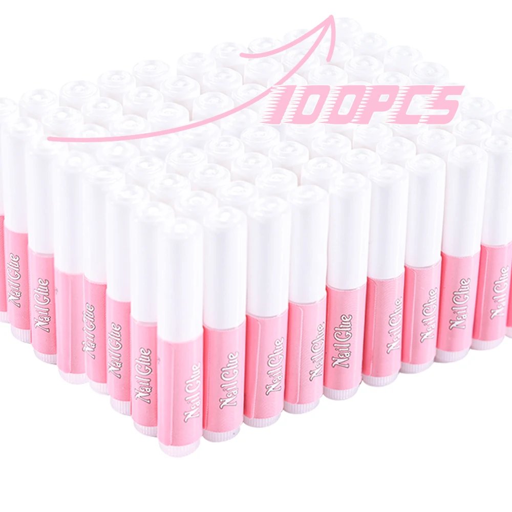 10/100Pcs Super Strong Nail Glue for Acrylic Nails Press On