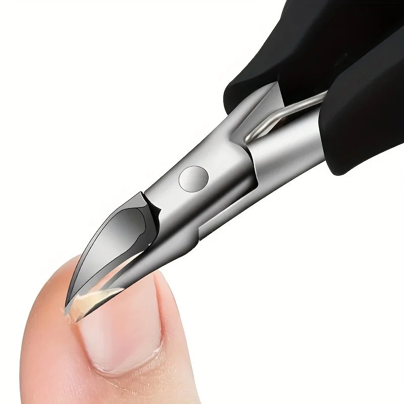 Professional Grade Concave Stainless Steel Nail Clippers for