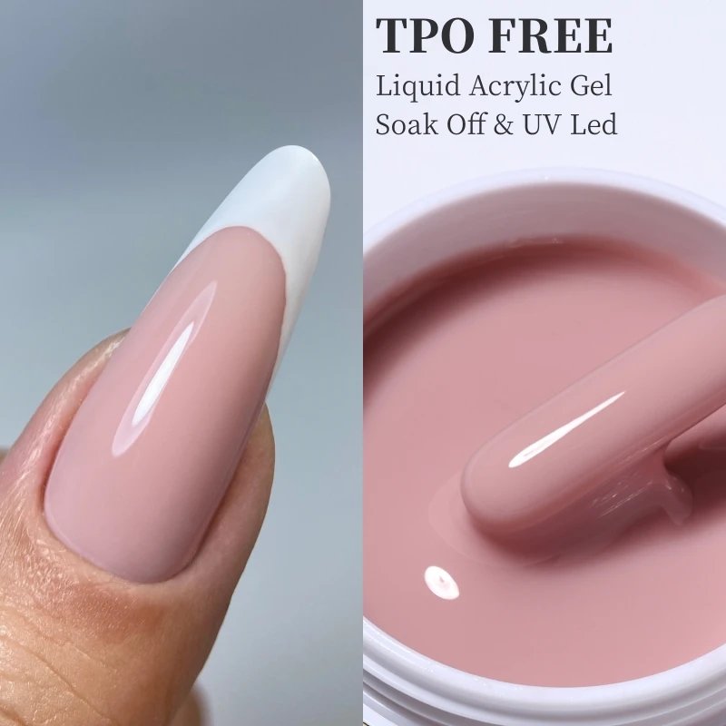 MSHARE Liquid Acrylic Gel Acrygel TPO Free Builder Nail Gel For