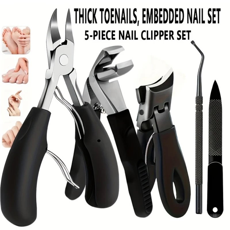 1/5Pcs Nail Care Kit for Ingrown & Thick Toenails Heavy Duty