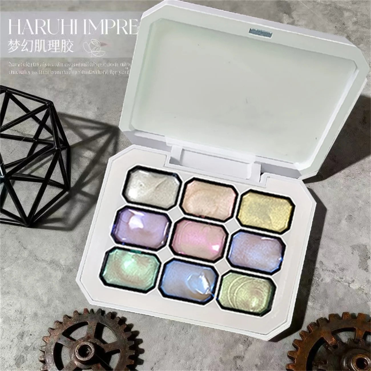 1pc 9 color patting gel gradient dream pearlescent texture soak