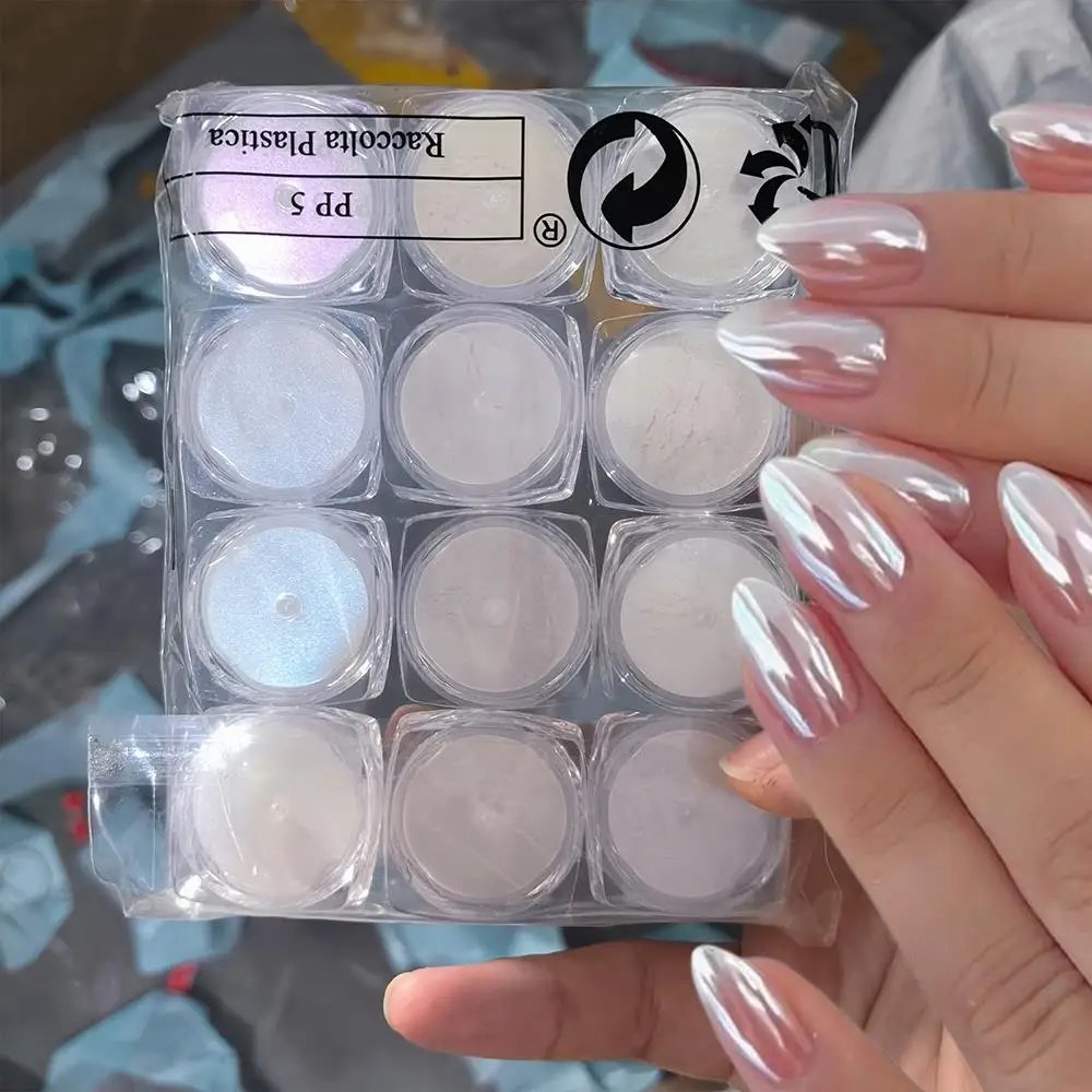 Aurora Mirror Powder — 12 Jars