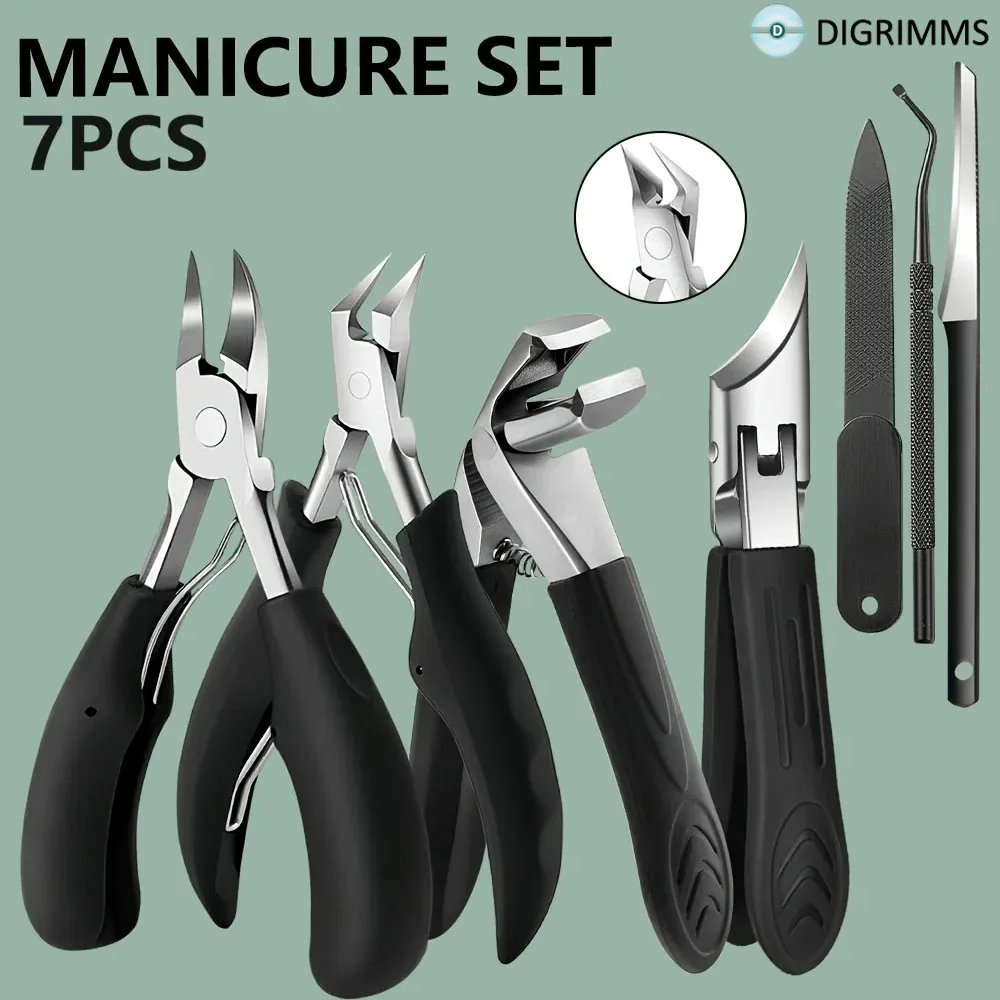 Ingrown & Thick Toenail Tool Set — 7 Pieces