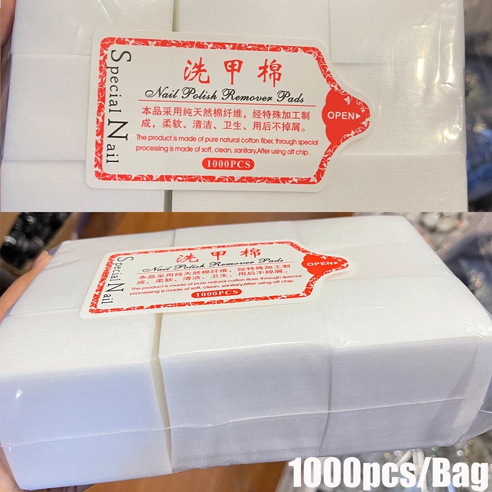 Lint-Free Nail Wipes — 100 Pieces