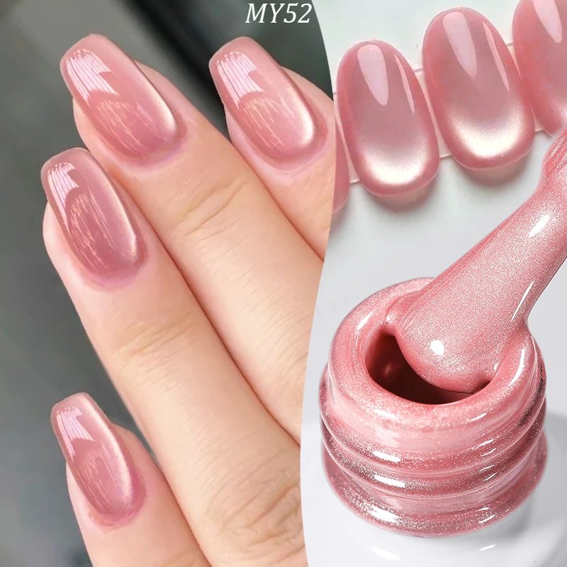 Pink Cat Eye Magnetic Gel
