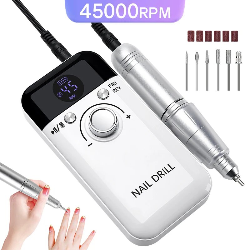 Rechargeable Portable Electric Nail Drill