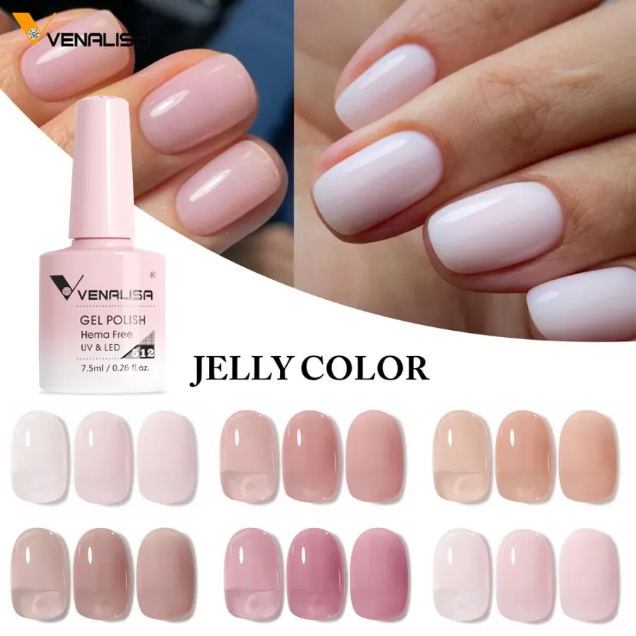 Pink Jelly Gel Polish