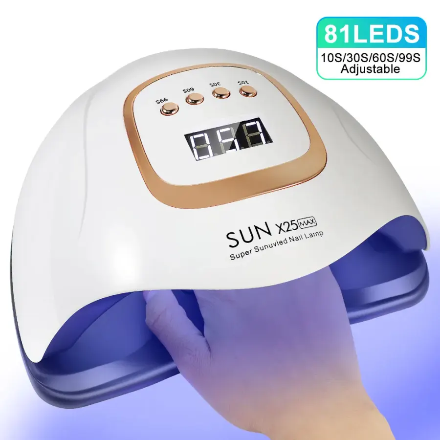 UV LED Nail Lamp — 81 LEDs
