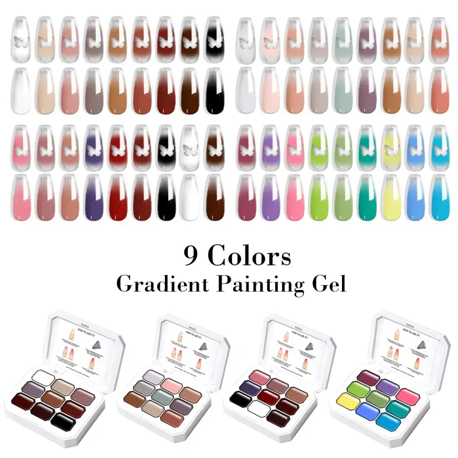 Ombré Painting & Gradient Gel