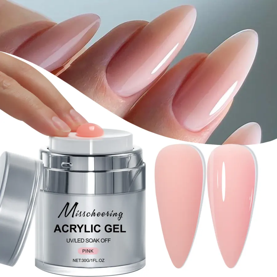 Quick Builder Gel — Nude, Pink & Clear