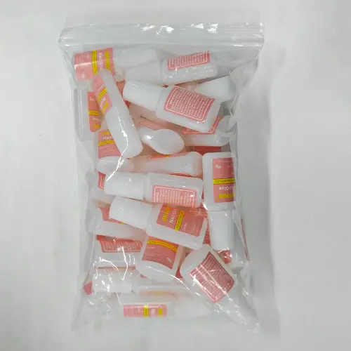 Clear Press-On Nail Set — 10 Pieces