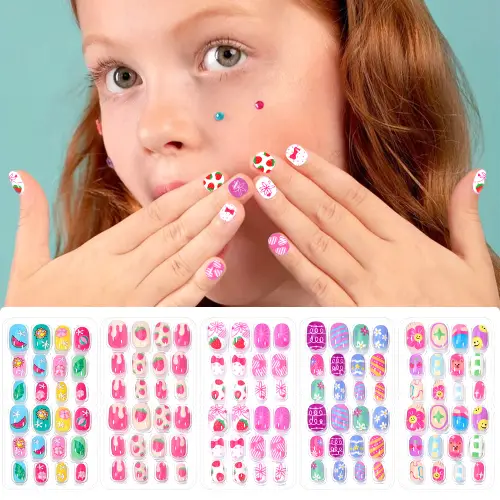 Jelly Press-On Nail Set — 120 Pieces
