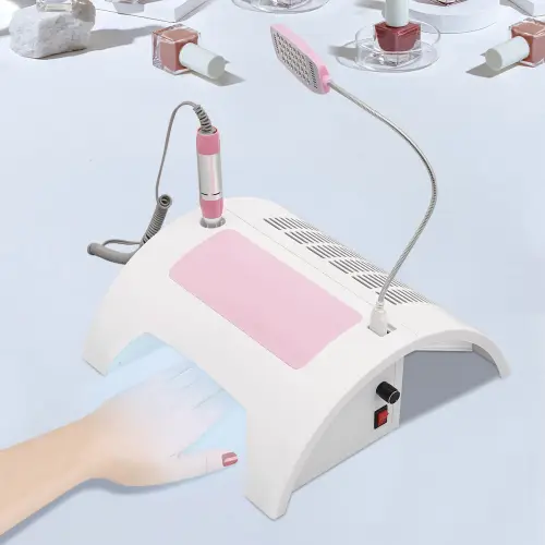5-in-1 Manicure Station — Lamp, Vacuum, E-File & More