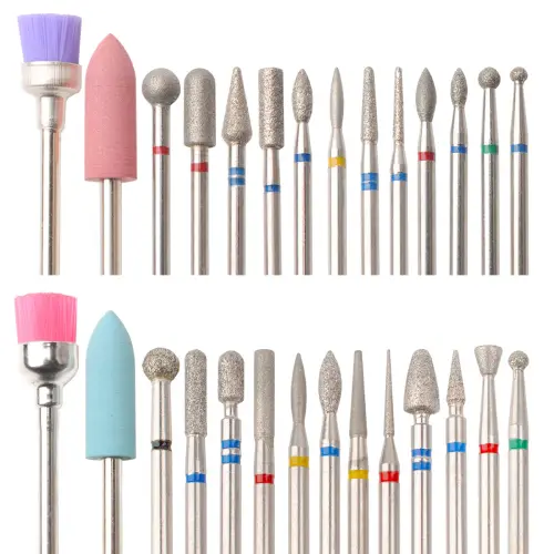 Nail Drill Bit Set — 14 Pieces