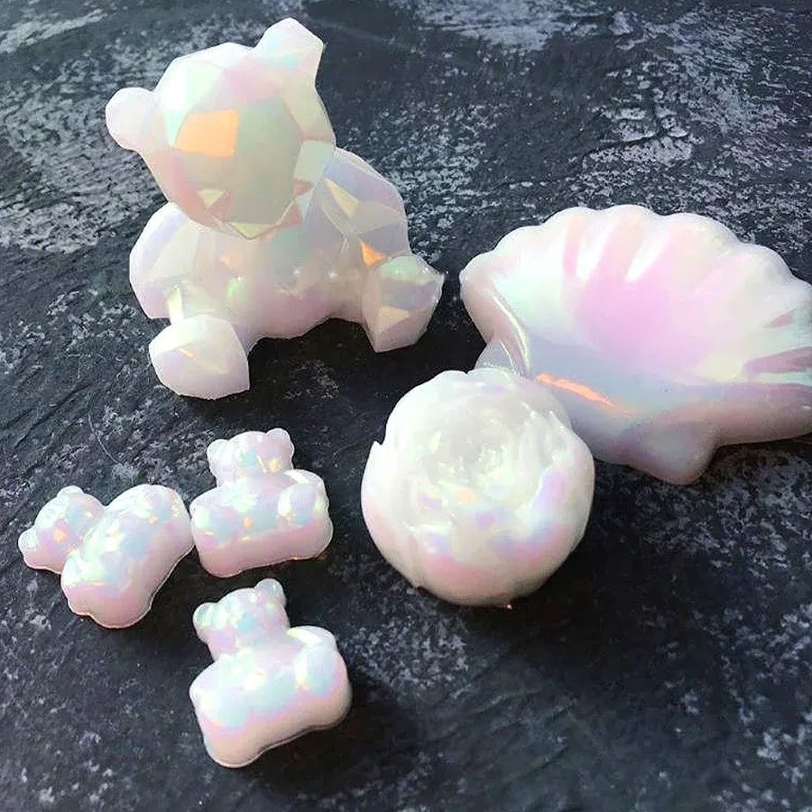 White Chrome Mirror Powder
